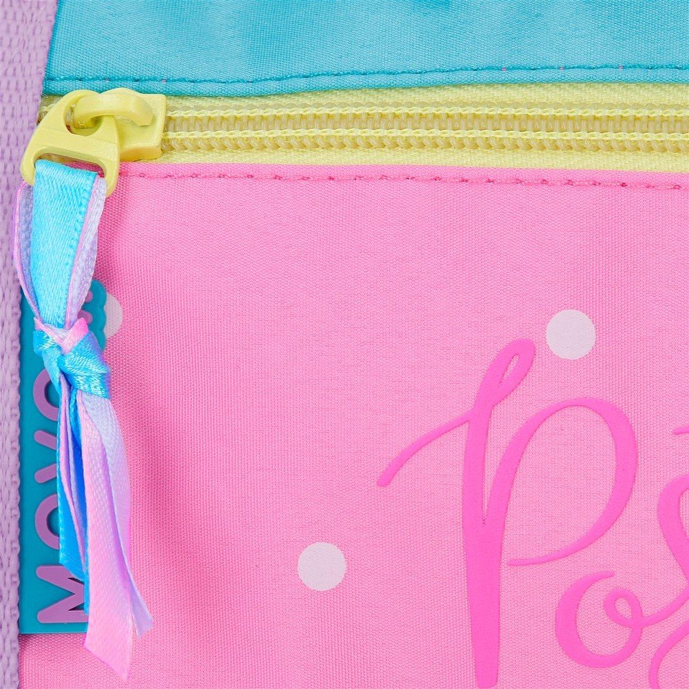 Bandolera Movom Block rosa - Diseño infantil