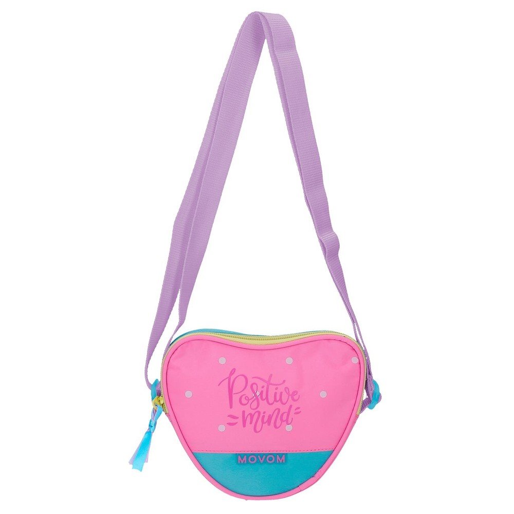 Bandolera Movom Block rosa - Diseño infantil