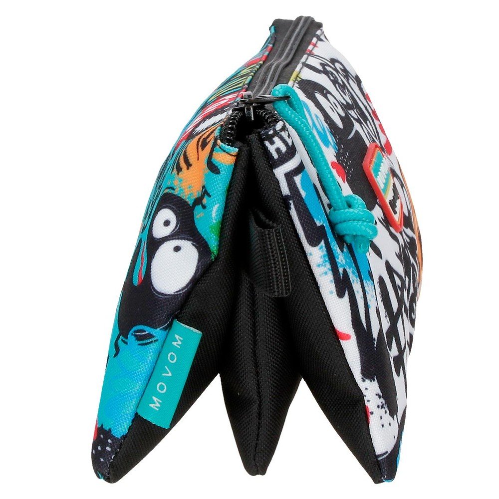 Portatodo Triple Movom Monsters Negro | Joumma