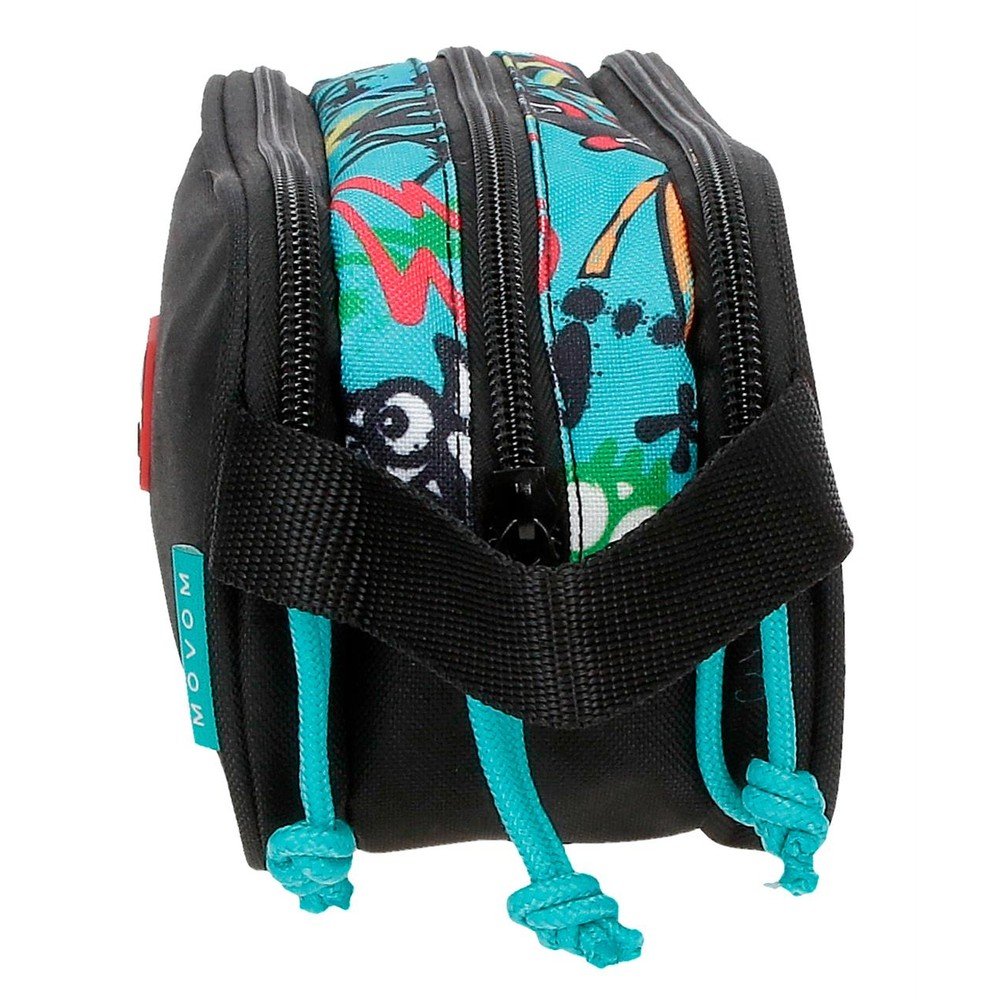 Portatodo Triple Movom Monsters Negro Joumma