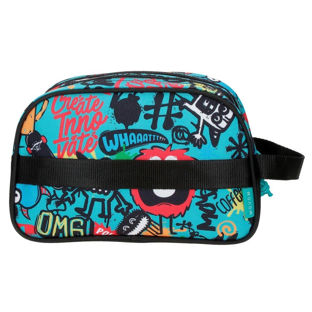 Neceser Adapt Doble Movom Monsters Negro