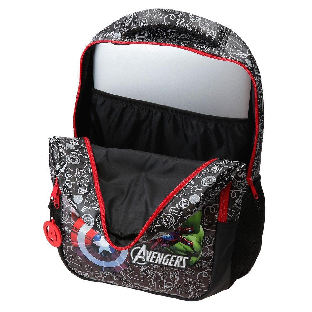 Mochila escolar doble Team Avengers 42 cm adaptable a carro