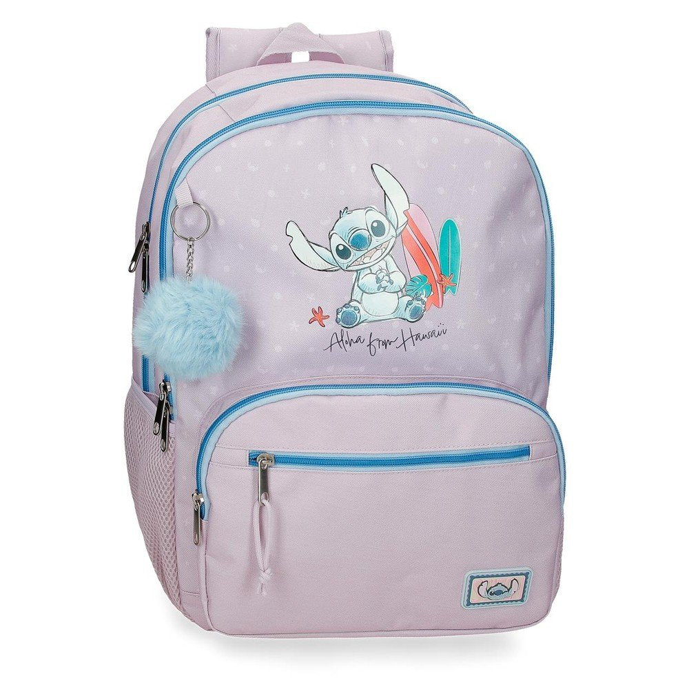 Mochila escolar doble Stitch desde Hawaii 44 cm rosa JOUMMA BAGS Imagen principal del producto