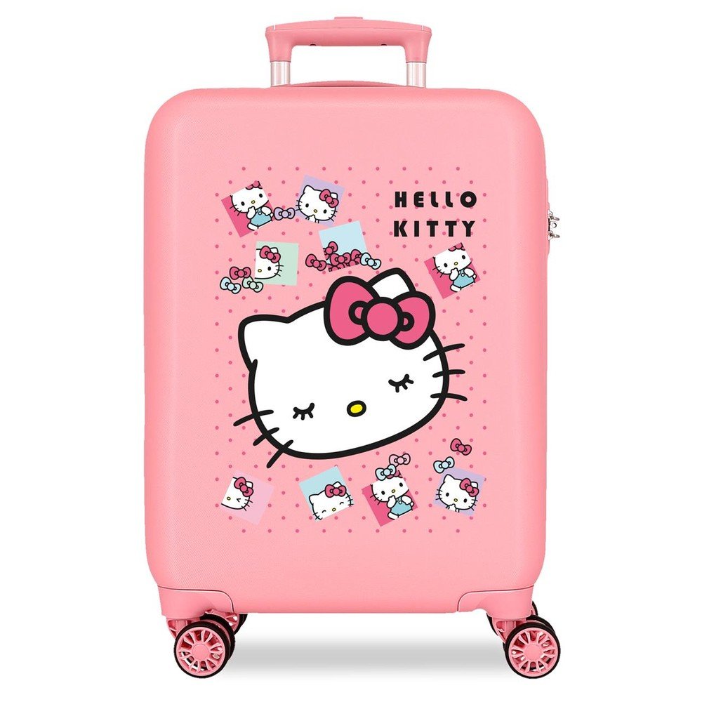 Maleta de cabina 55 cm Hello Kitty Bows Rosa JOUMMA Maleta de viaje Imagen principal del producto