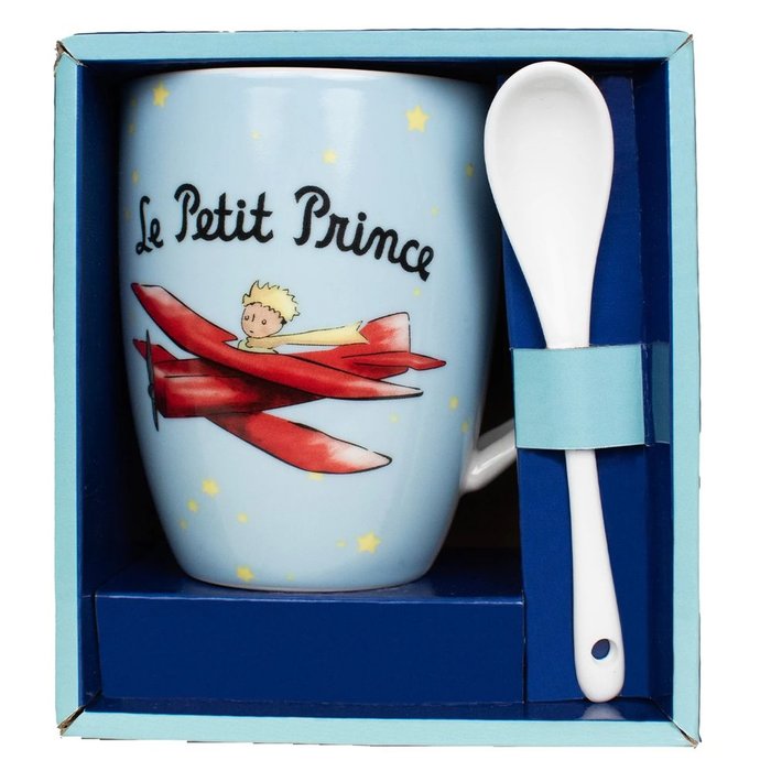 TAZA CON CUCHARA EN CAJA LPP AVIONES | ENESCO | 1 UNIDAD | 8460070149504 Imagen principal del producto
