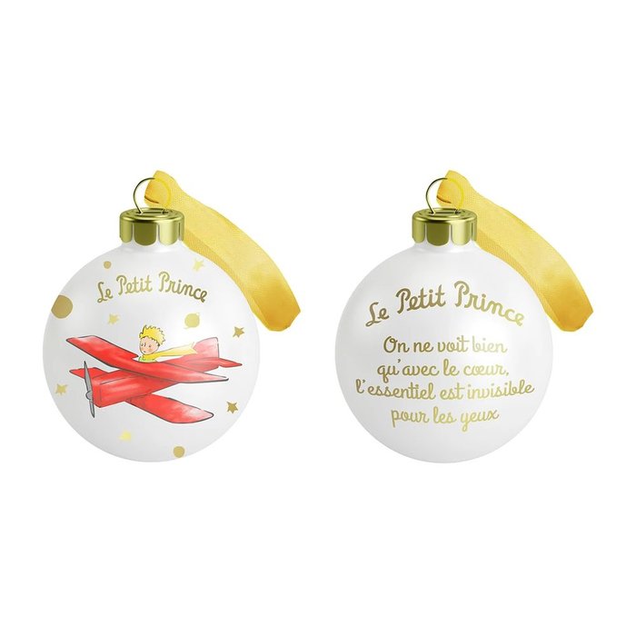 ADORNO BOLA DE CRISTAL AVION LPP NAVIDAD | ENESCO | 1 UNIDAD | 8460070150258