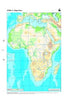 Mapas África Físico Mudos Cumio para Educación y Manualidades