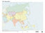 Mapas de Asia político mudos CUMIO para dibujo y estudio
