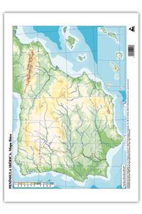 Paq/50 mapas españa fisico mudos Imagen principal del producto