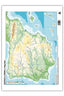 Paq/50 mapas españa fisico mudos