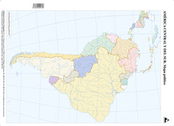 Mapas Suramérica político mudos CUMIO envío rápido