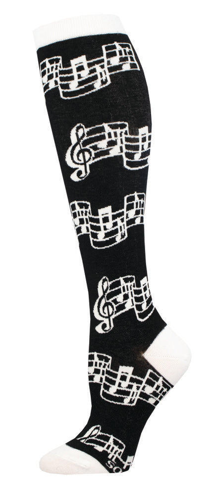 CALCETINES MUJER ALGODON CAÑA ALTA MUSICA 36-41 | SOCKSMITH | 1 UNIDAD | 8482920042650