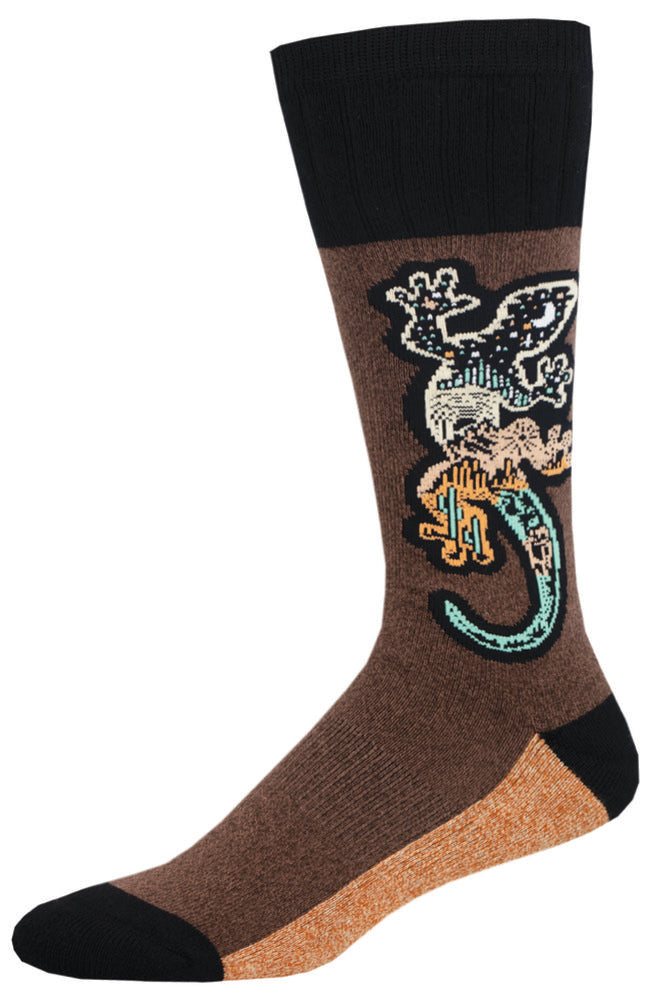 Calcetines Hombre Algodón 1/2 Caña Salamandra Socksmith