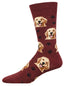 Calcetines de Algodón Media Caña Perro Marrón 40-46 SOCKSMITH