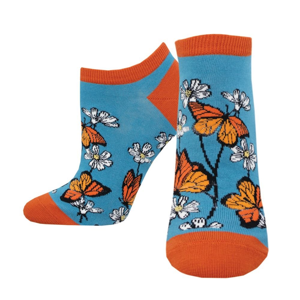 Calcetines de algodón caña baja mariposas 36-41 SOCKSMITH Imagen principal del producto