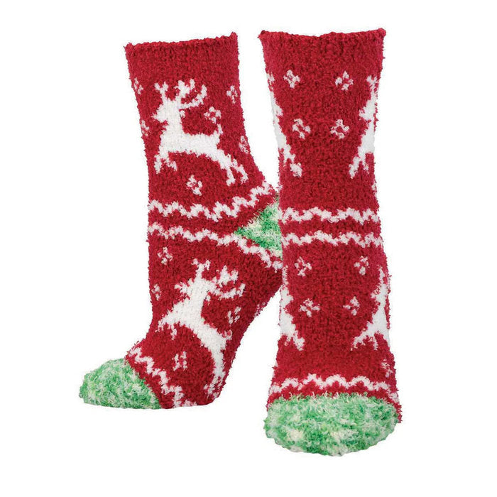 CALCETINES CONFORTABLES MEDIA CAÑA 36-41 JOYOUS REINDEER | SOCKSMITH | 1 UNIDAD | 8482920097728 Imagen principal del producto