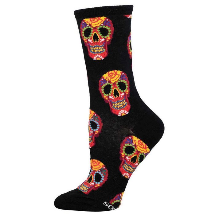 CALCETINES DE ALGODON MEDIA CAÑA 36-41 SKULL RED | SOCKSMITH | 1 UNIDAD | 8482920111646 Imagen principal del producto