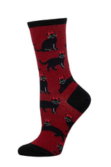CALCETINES MUJER ALGODON RED CAT 36-41 | SOCKSMITH | 1 UNIDAD | 8482920116146