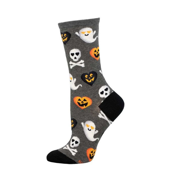 CALCETINES DE ALGODON MEDIA CAÑA 36-41 I HEART SPOOKY | SOCKSMITH | 1 UNIDAD | 8482920116450 Imagen principal del producto