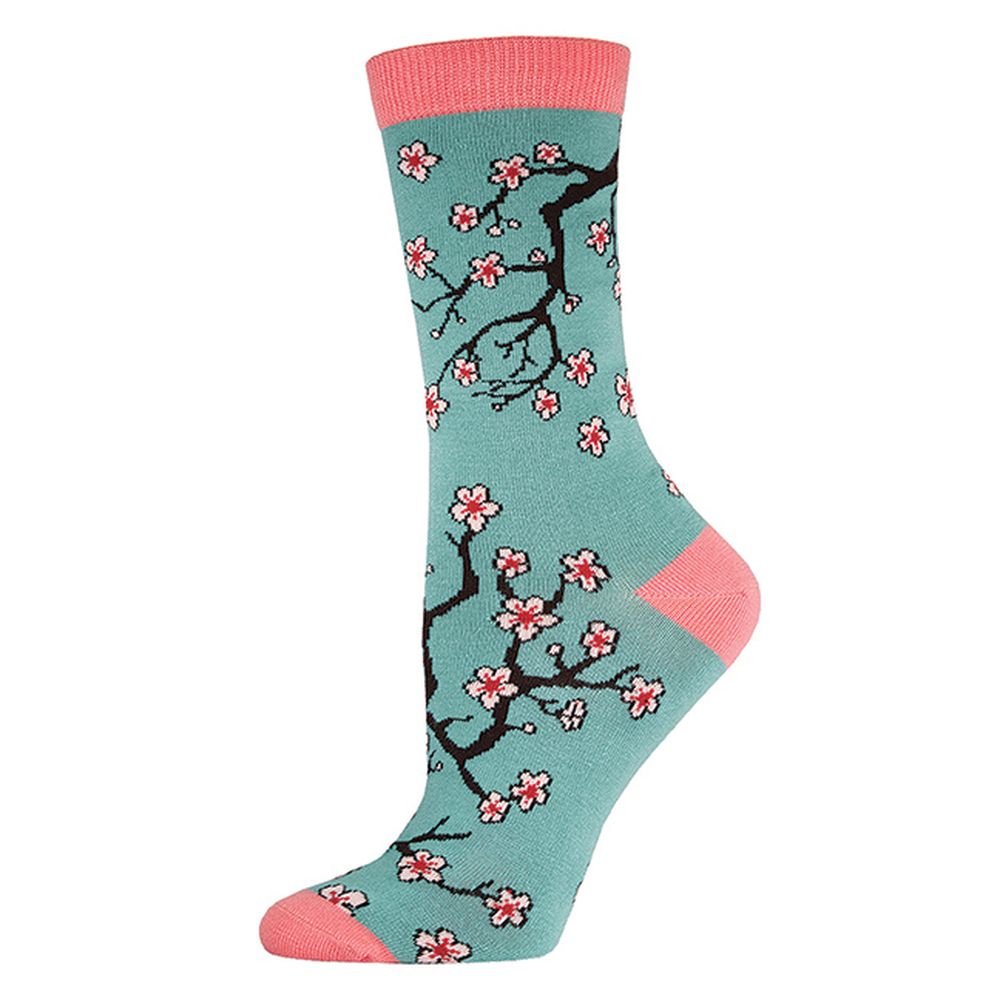 Calcetines de Bambu media caña Arbol Flores Socksmith