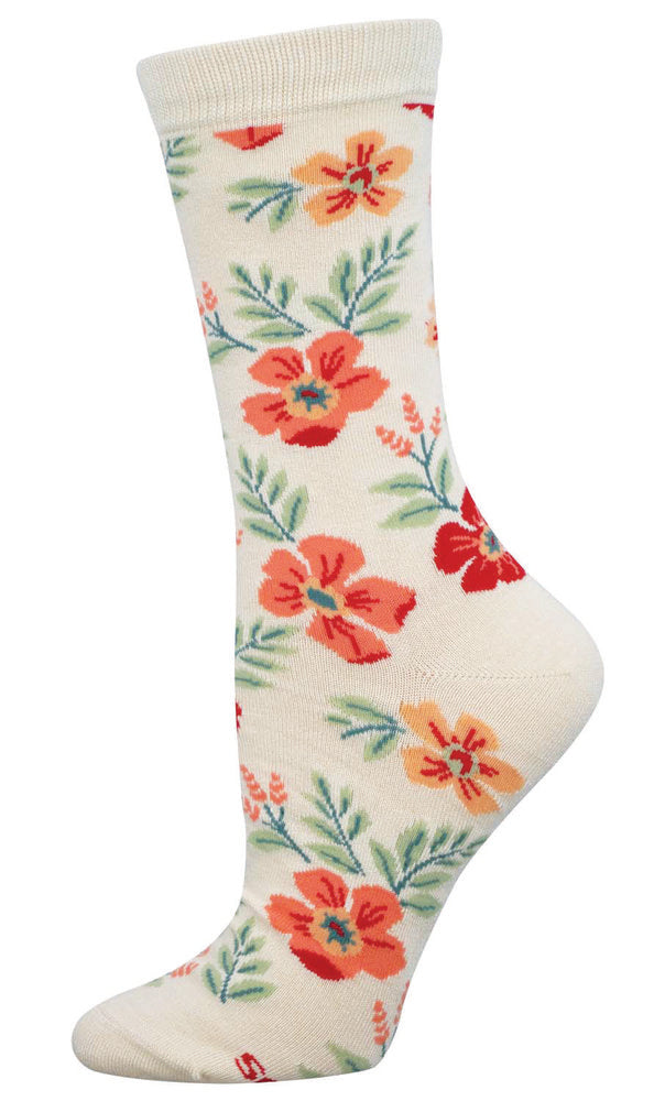 CALCETINES MUJER BAMBU FLOWERS 36-41 | SOCKSMITH | 1 UNIDAD | 8482920236622