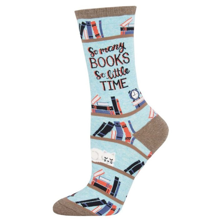 CALCETINES DE ALGODON MEDIA CAÑA 36-41 TIME FOR GOOD BOOK | SOCKSMITH | 1 UNIDAD | 8482920402560