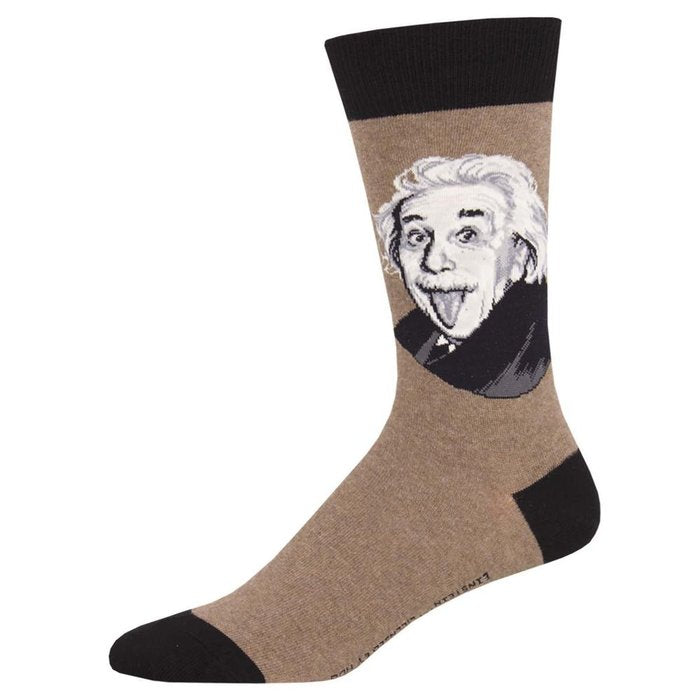 CALCETINES DE ALGODON MEDIA CAÑA 40-46 EINSTEIN | SOCKSMITH | 1 UNIDAD | 8482920409354 Imagen principal del producto