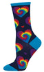 Calcetines mujer algodón corazón arcoiris SOCKSMITH pack 1 par