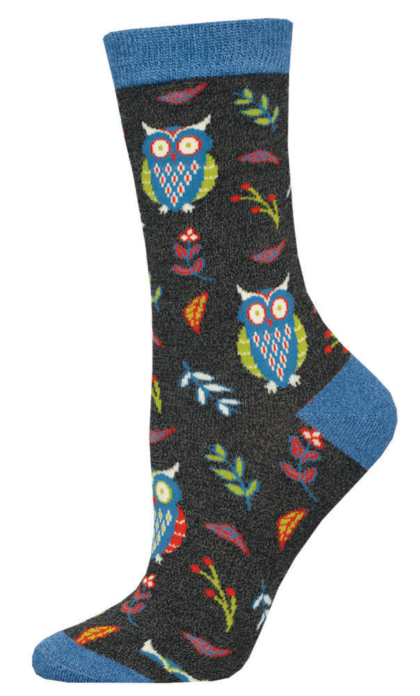 CALCETINES MUJER BAMBU BUHOS 36-41 | SOCKSMITH | 1 UNIDAD | 8482920562646 Imagen principal del producto