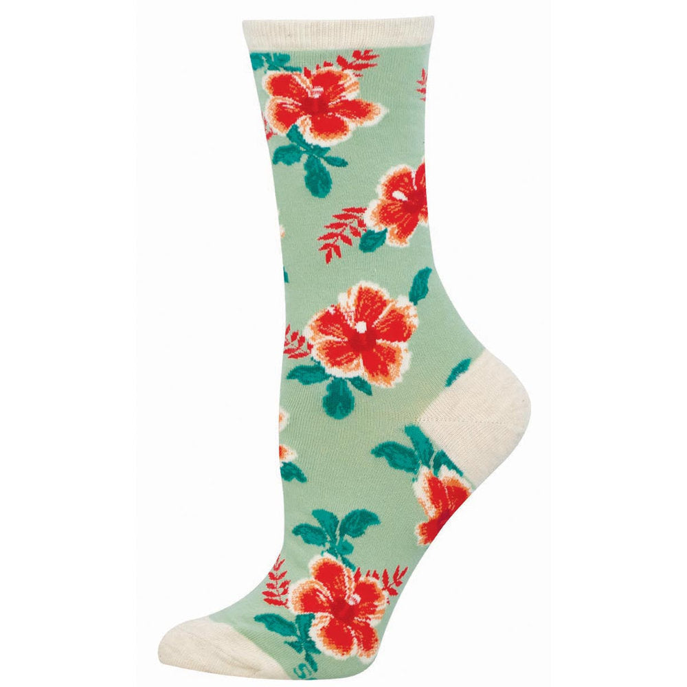 Calcetines de Algodón Media Caña Flores 36-41 Socksmith