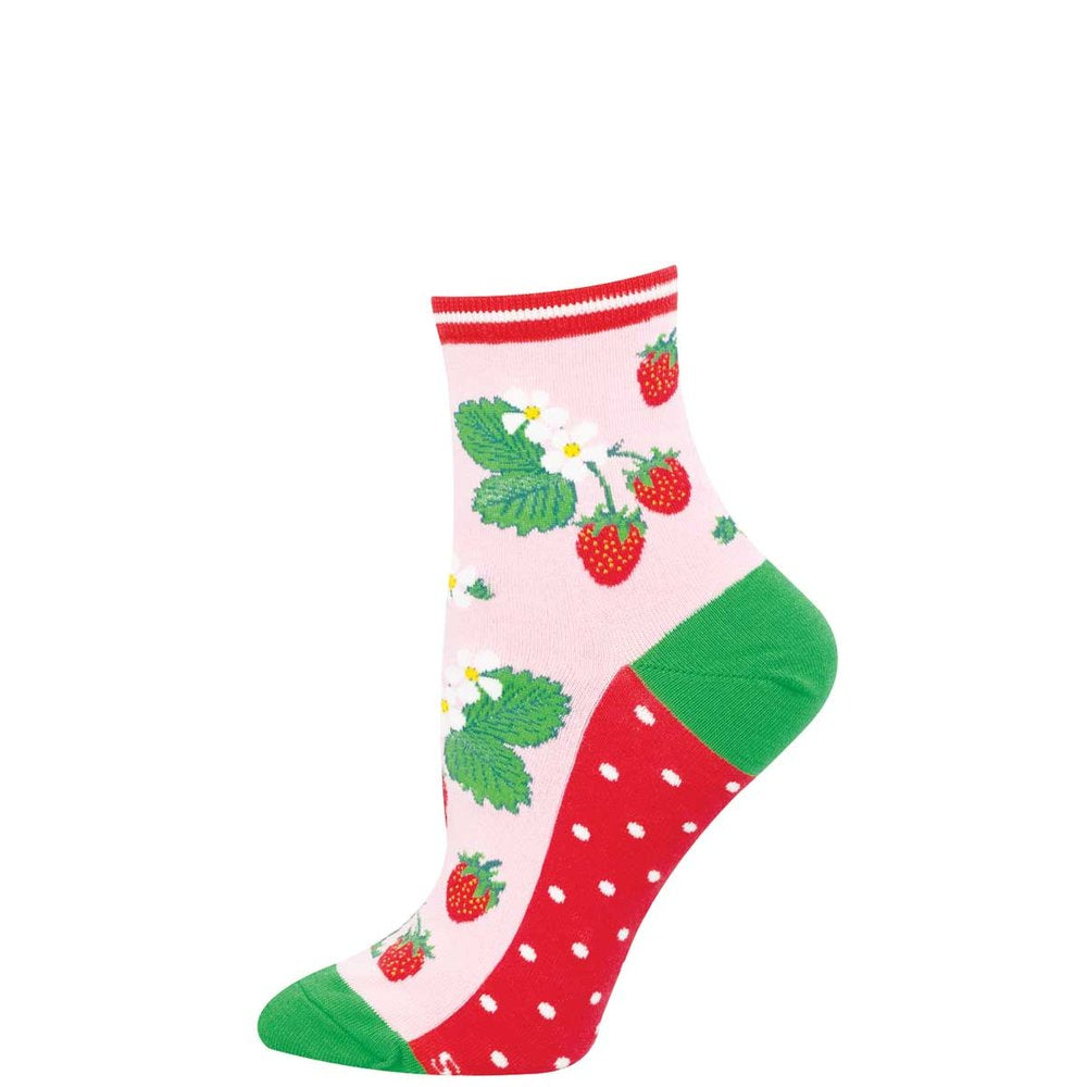 Calcetines algodón media caña Strawberry Threads Pink 36-41 Socksmith Imagen principal del producto
