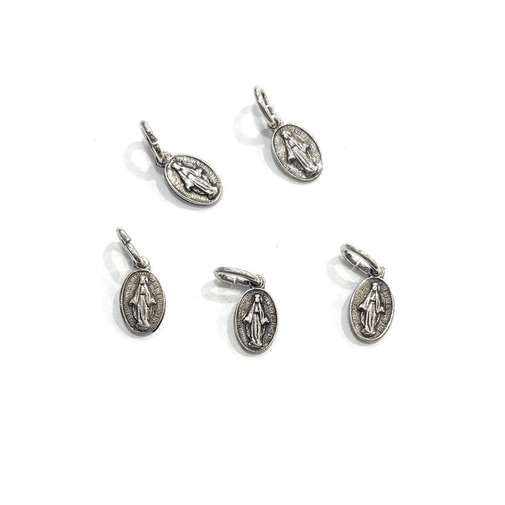 MEDALLA VIRGEN MILAGROSA METAL 11MM BAÑO PLATA 5 MICRAS | DE BUSSY | ENVASE 5 UDS. UNIDAD | 8488000030449 Imagen principal del producto