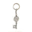 LLAVERO METAL LLAVE SAN BENITO BAÑO PLATA 50MM | DE BUSSY | ENVASE 5 UDS. UNIDAD | 8488000031286