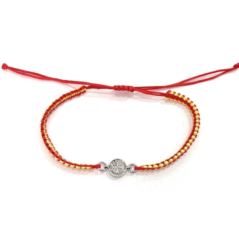 PULSERA SAN BENITO BAÑO PL,MACRAME ESPAÑA | DE BUSSY | ENVASE 6 UDS. UNIDAD | 8488000031385 Imagen principal del producto