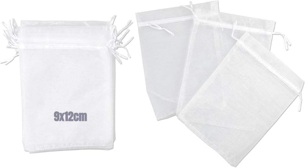 Pack 50 Bolsitas Organza 9x12 cm Blanca DE BUSSY Imagen principal del producto