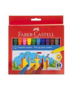 Rotulador Faber Castel Jumbo 12 Colores Surtidos | Faber Castell | Pack 1 Unidades Imagen principal del producto