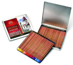LAPIZ PASTEL KOH I NOOR 24 COLORES SURTIDOS ESTUCHE METAL | 1 UNIDADES | (MICHEL PAPELES ESPECIALES)