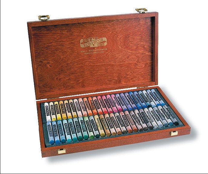 Caja madera Pasteles Toison D'or 48 colores MICHEL Papiro Imagen principal del producto