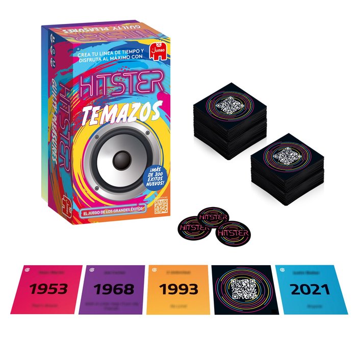 JUEGO HITSTER TEMAZOS | DISET | 1 UNIDAD | 8710126199565 Imagen principal del producto