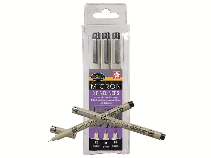 BOLIGRAFO PIGMA MICRON NEGRO ESTUCHE NUMERO 3 | 1 UNIDADES | (TALENS ESPAÑA) Imagen principal del producto