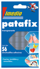 ALMOHADILLA ADHESIVA IMEDIO PATAFIX TRANSPARENTE 56 UDS | 12 UNIDADES | (PRODUCTOS IMEDIO, S,A,)