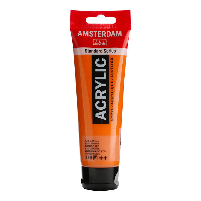 Pintura Acrílica Amsterdam Naranja Azo 120 ml TALENS ESPAÑA Imagen principal del producto