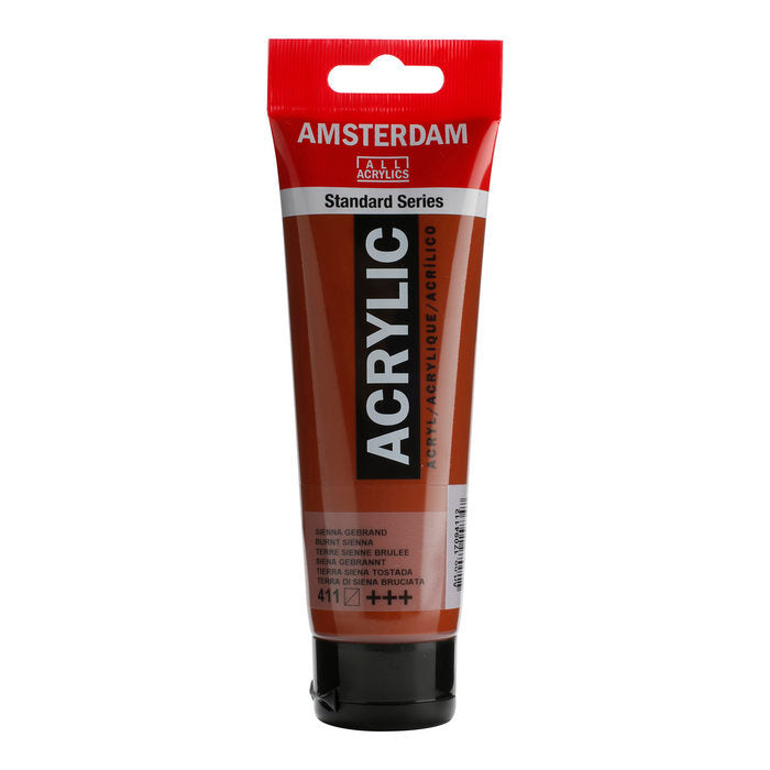 Pintura Acrílica Amsterdam Tierra Sienna Tostada TALENS España 120 ml Imagen principal del producto