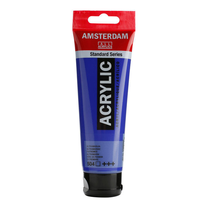 Pintura Acrílica Amsterdam Azul Ultramarino 120 ml TALENS ESPAÑA