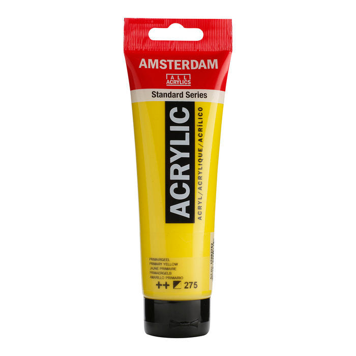 Pintura Acrílica Amsterdam Amarillo Primario 120 ml Talens España Imagen principal del producto