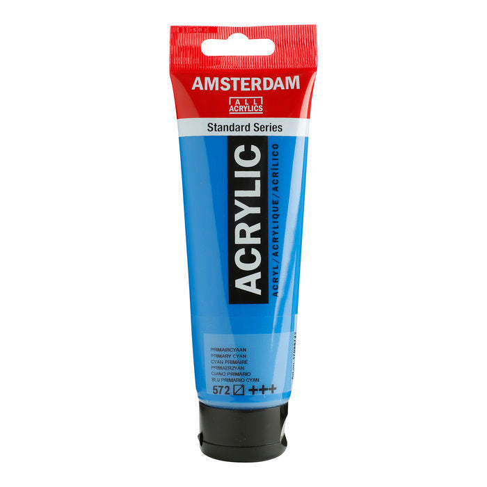 Pintura Acrílica Amsterdam 120 ml Cian Primario Talens España