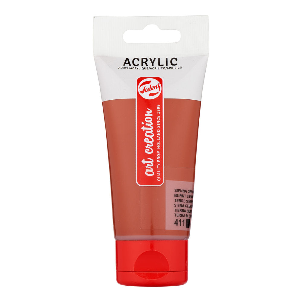Pintura acrílica Tierra Sombra Tostada 75ml Talens (3 unidades)