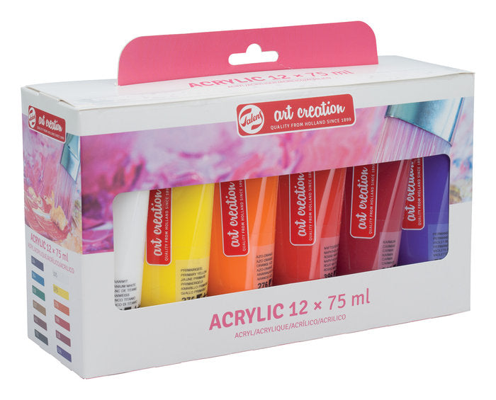 Pintura Acrílica Talens Art Creation Estuche 12 Colores 75 ml