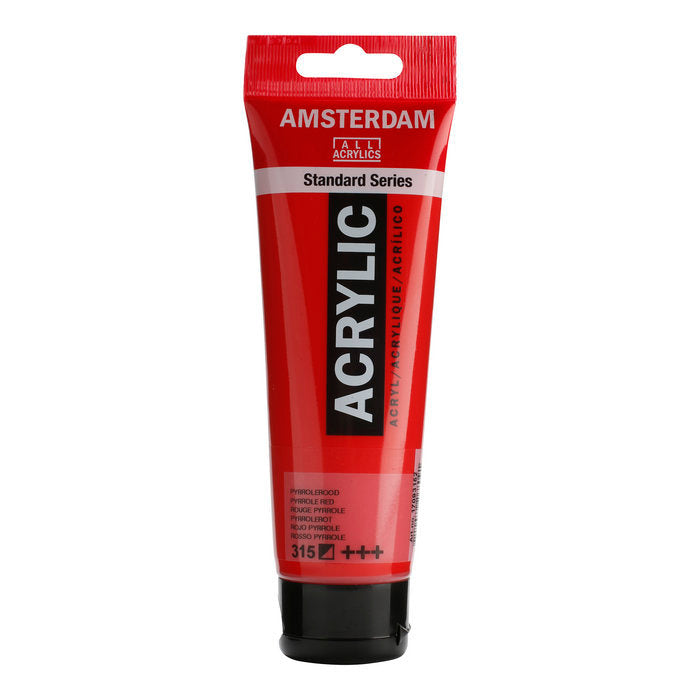 Pintura acrílica Amsterdam Rojo Pyrrole 120 ml TALENS ESPAÑA Imagen principal del producto