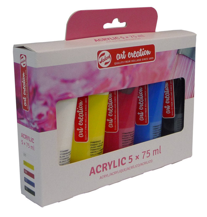 Pintura Acrílica Talens Art Creation Estuche 5 x 75 ml Imagen principal del producto